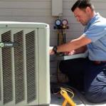 Air Conditioning AC Technican working